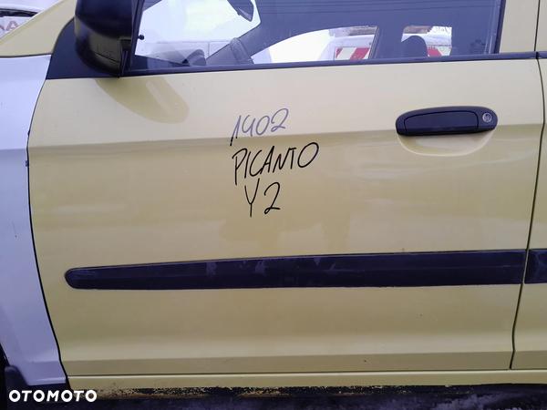 KIA PICANTO DRZWI LEWE PRZEDNIE LEWY PRZÓD KOLOR: Y2
