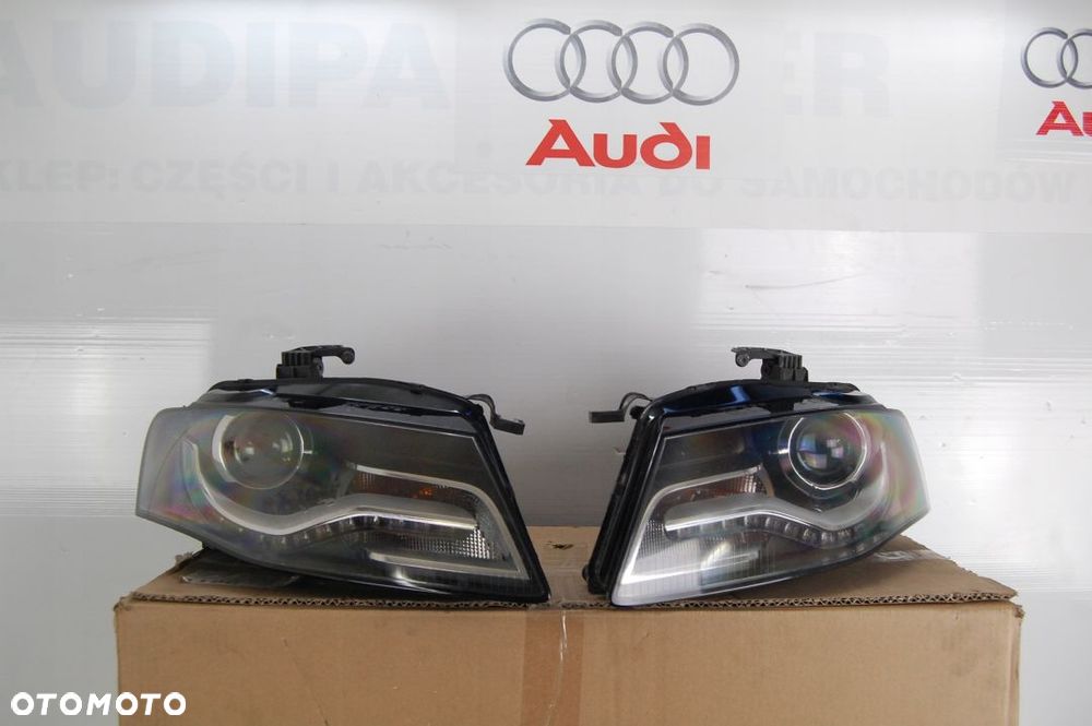 REFLEKTOR BIXENON AUDI A4 B8 8K 2008-2011 KOMPLET 2 szt - 1