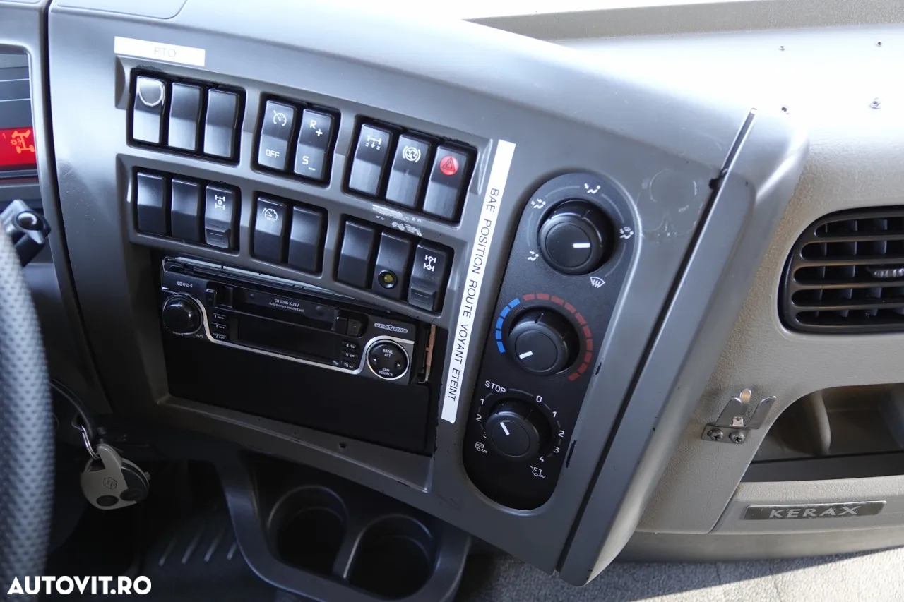 Renault KERAX 450 / 6x4 / BASCULATOR / HYDROBORTA / BORDMATIC / MANUAL / IMPORTAT - 33