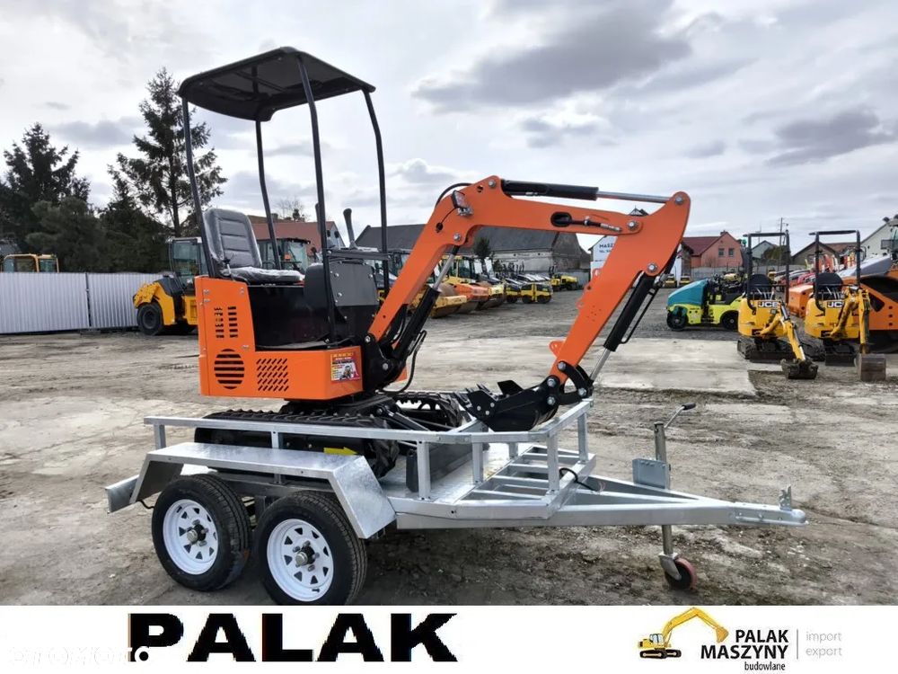 Inny Mini koparka JPC KV 12  OTWARTA , 2025 rok NOWA + PRZYCZEPKA - 6