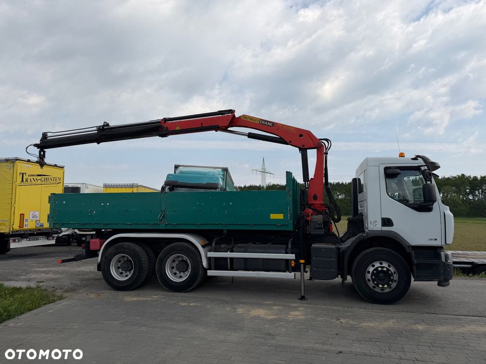 Renault PREMIUM LANDER 380 DXI 6X4 // DŹWIG HDS PALFINGER PK15500 RADIO PILOT // - 8