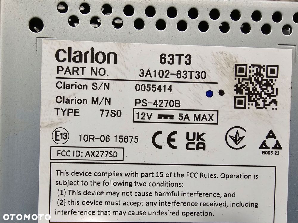 suzuki sx4 s-cross radio nawigacja 3a102-63t30 - 6