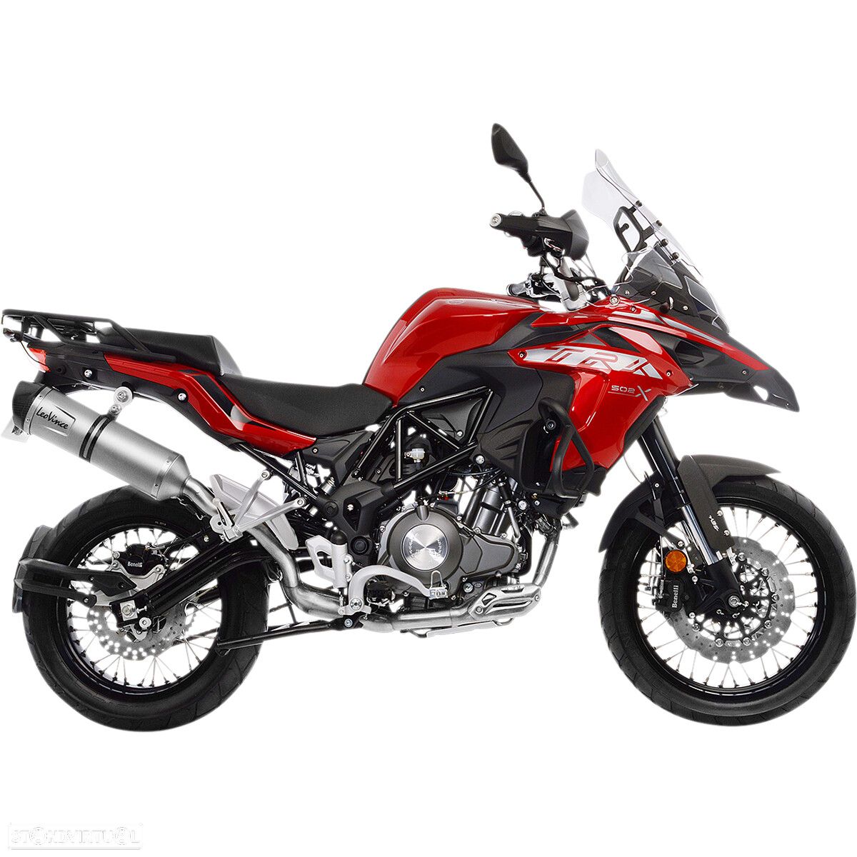 ponteira escape leovince benelli trk 502 - 14281e - 1