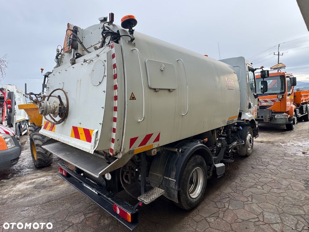 Renault Midlum 220 zamiatarka odkurzacz Bucher Polewaczka czyszczenie dróg zamiatanie szczotki boczne LR - 3