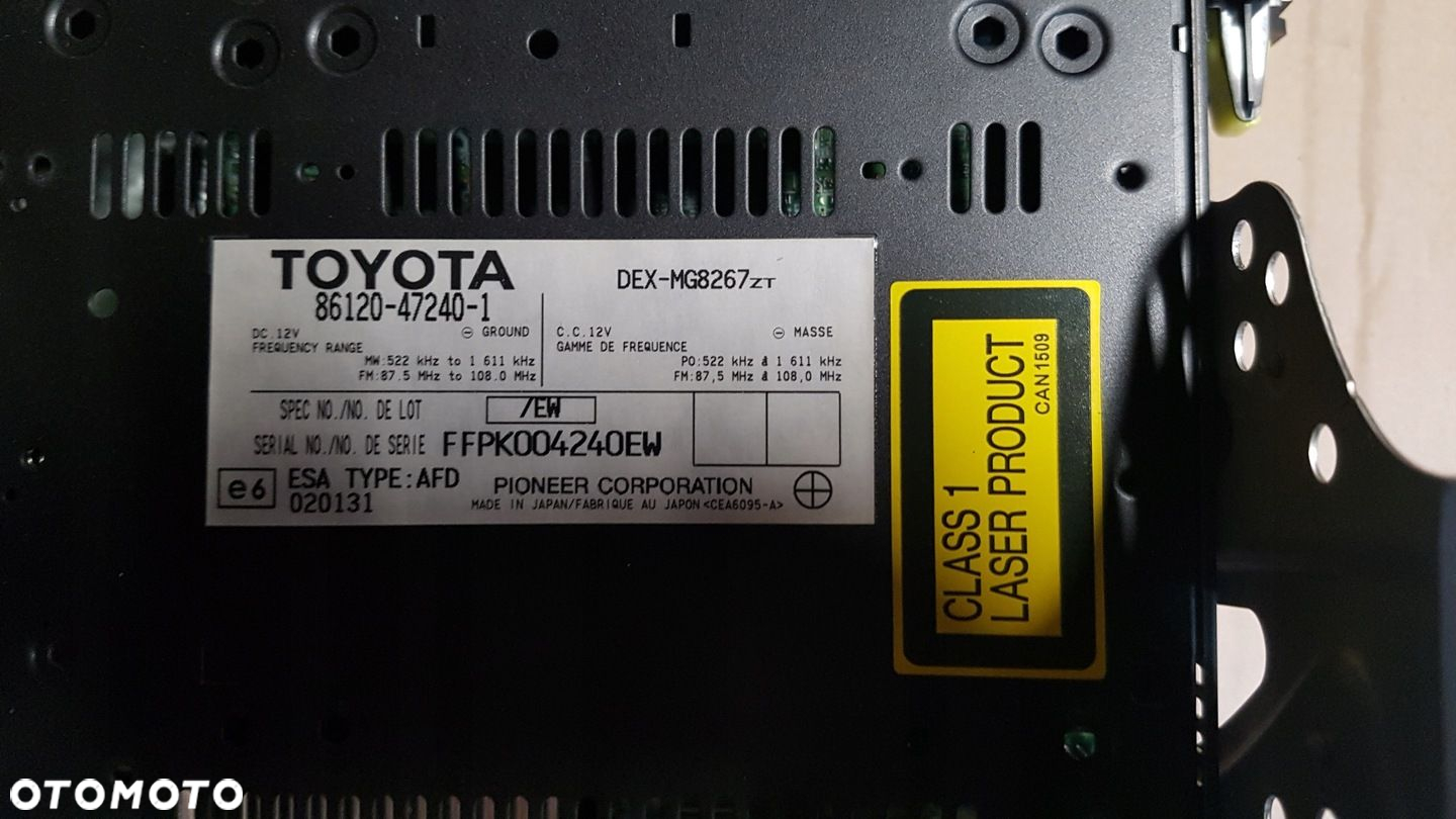 TOYOTA PRIUS 03-09 RADIO JBL - 2