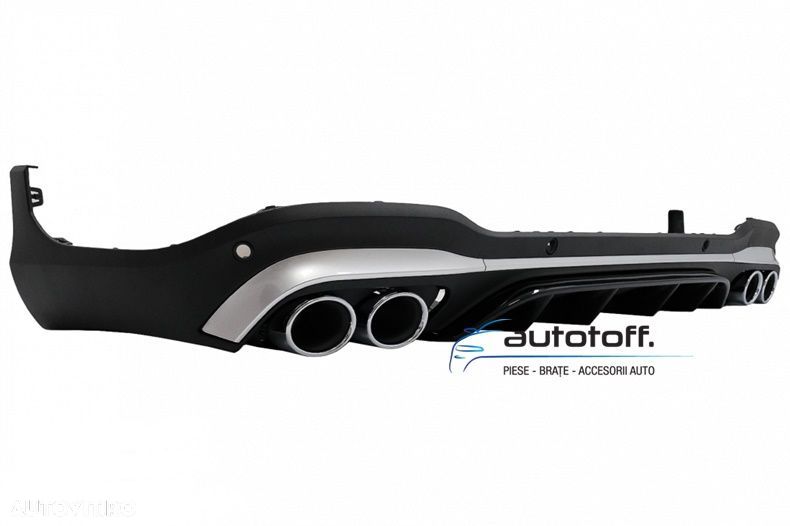 Difuzor bara spate compatibil Mercedes GLC X253 SUV Facelift (2019+) AMG43 Design - 4