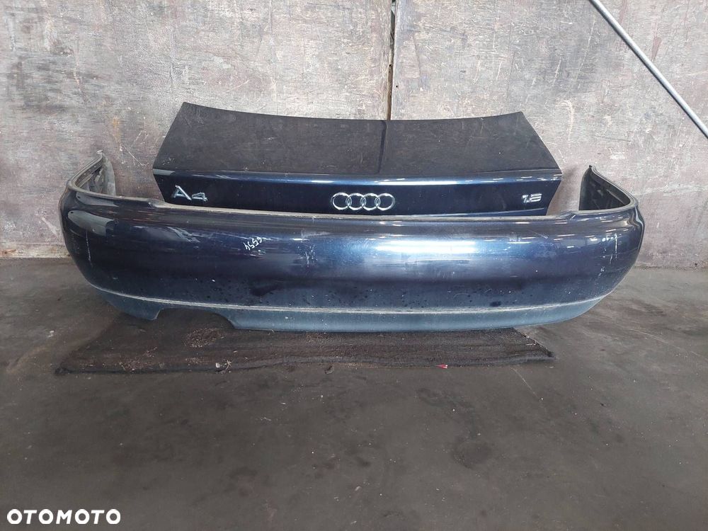 KOMPLETNY TYŁ KLAPA BAGAŻNIKA ZDERZAK LAMPY AUDI A4 B5 FL SEDAN LZ5L - 4