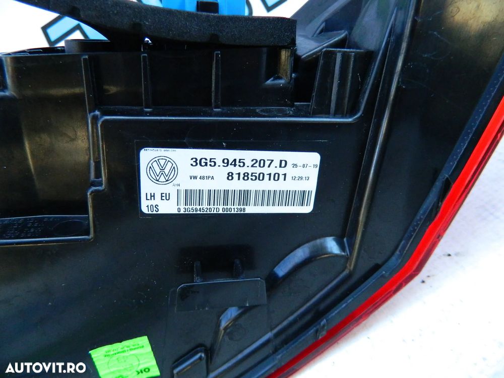 Stop stanga spate LED VW Passat B8 Sedan model 2019-2023 cod 3G5945207D - 5