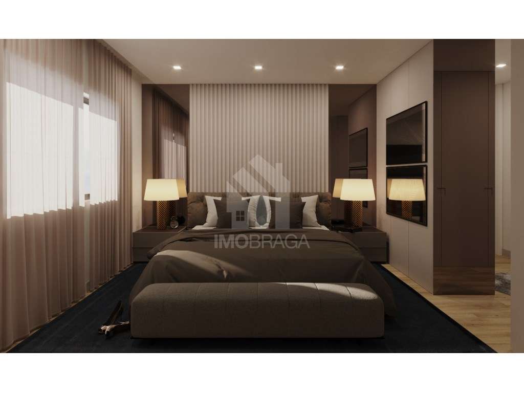 Venda Apartamento T3 Novo Condomínio Fechado em Celeirós, Braga - Grande imagem: 2/28