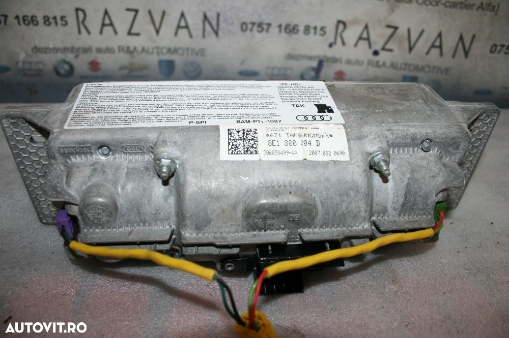 Airbag Pasager Audi A4 B7 An 2004-2008 Dezmembrez Audi A4 B7 2.0 BPW - 2