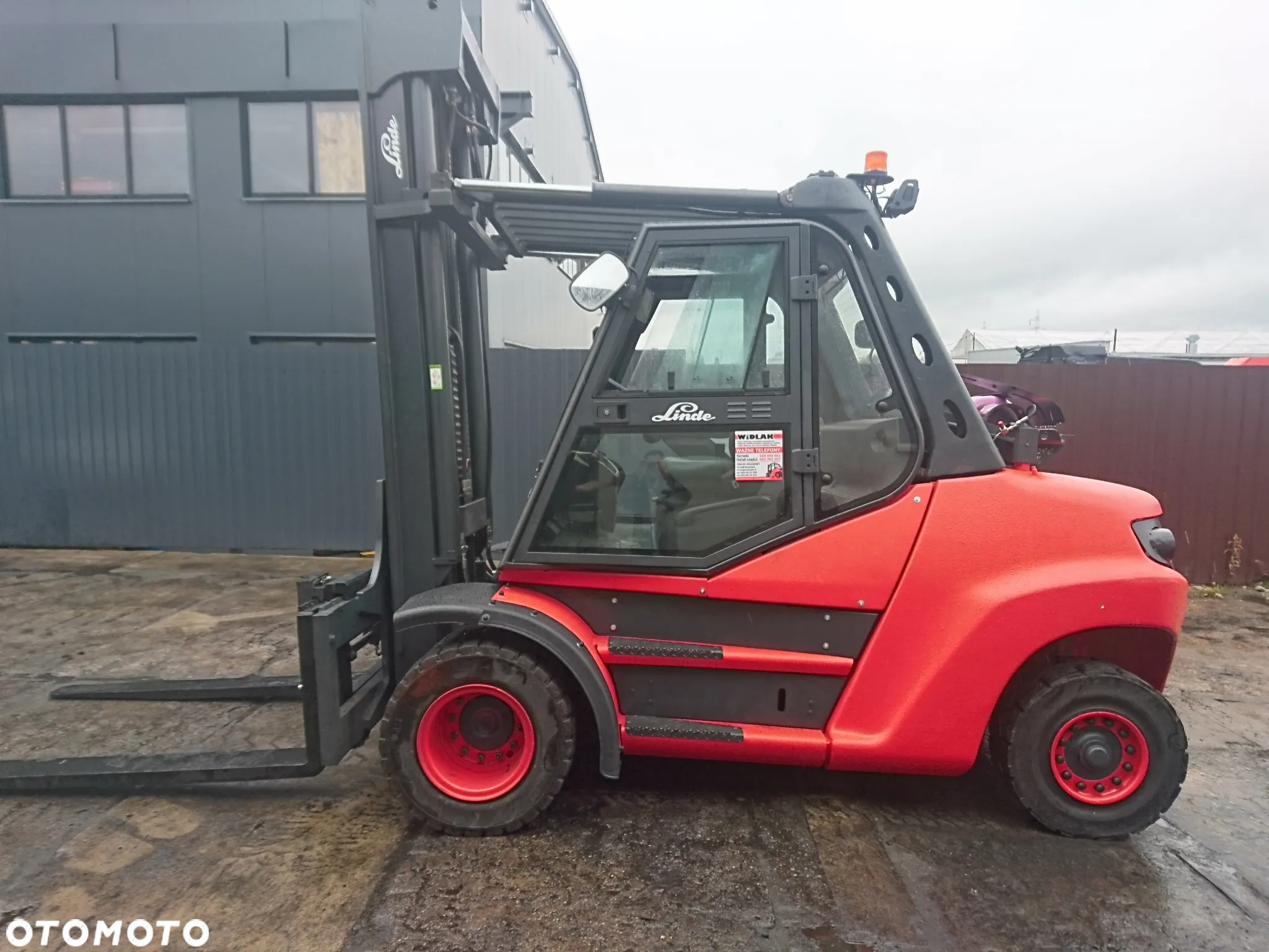 Linde [2010] WÓZEK WIDŁOWY LINDE H80T-900 gaz 8ton - 5