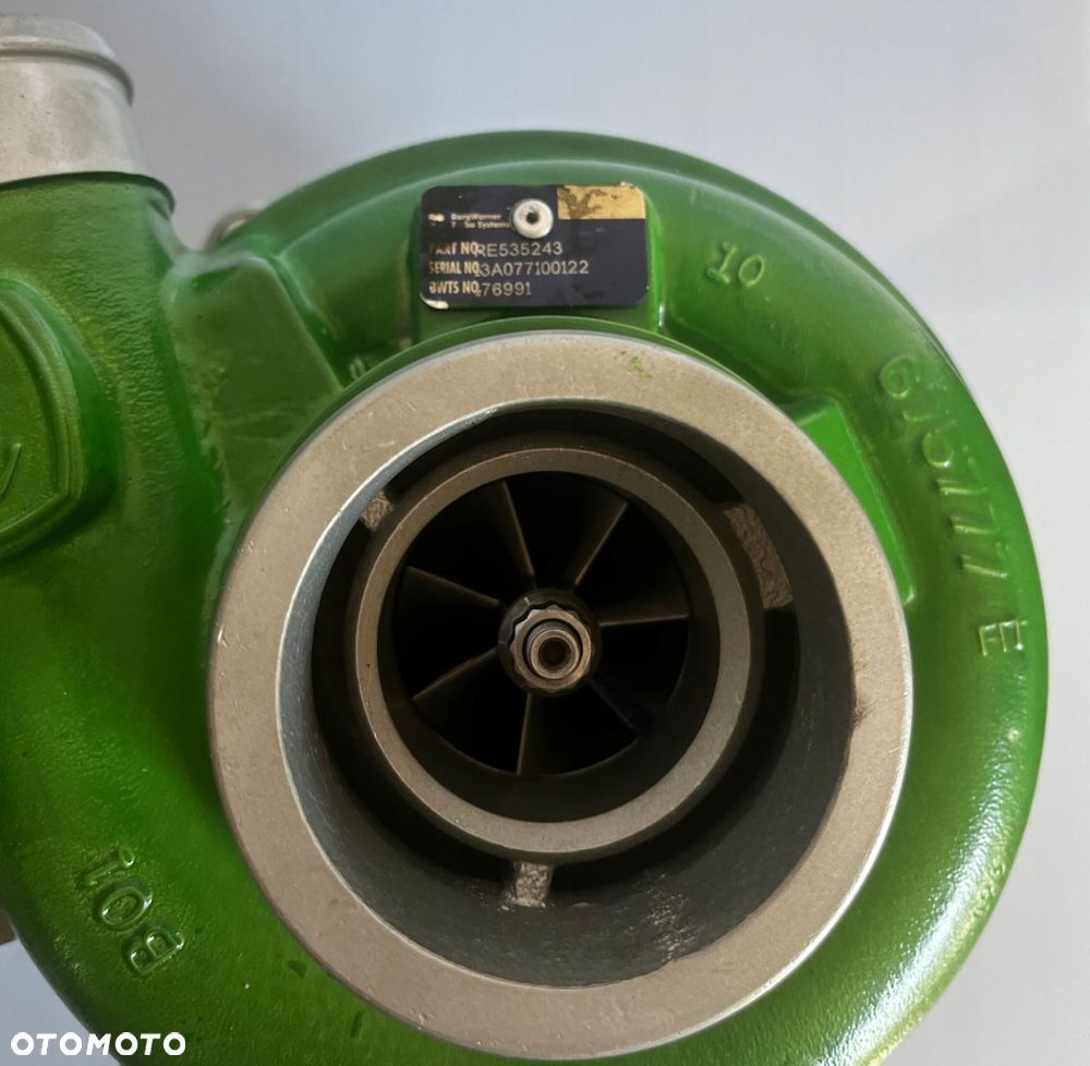 Turbosprężarka RE535243 John Deere  Rabat 1000 zł za zwrot starej turbospr - 3