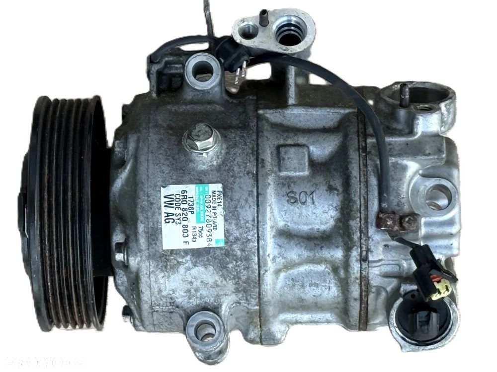 6R0820803F ORYGINALNY kompresor klimatyzacji SKODA Fabia Rapid Roomster / 416 - 1