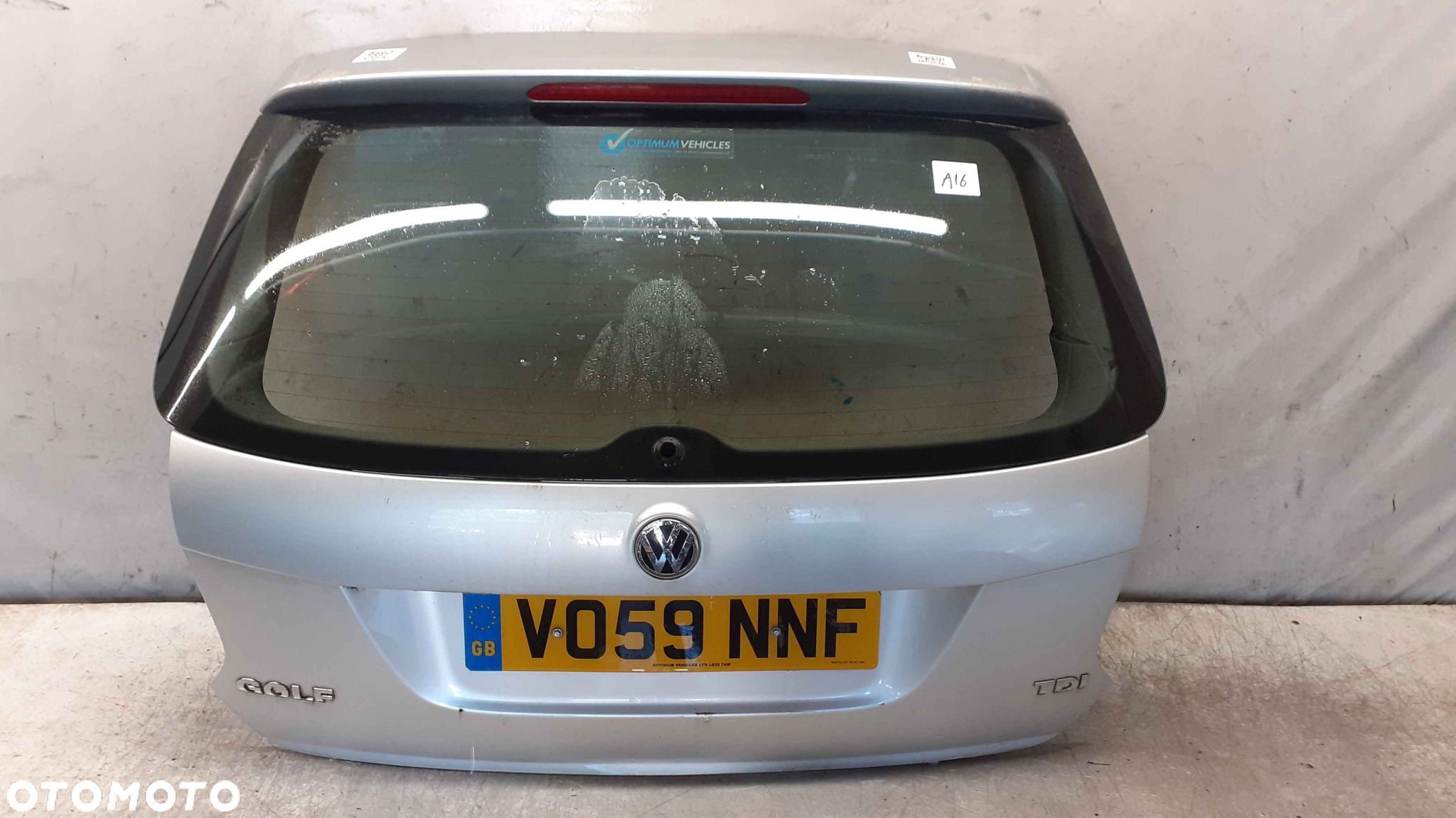 / KLAPA TYŁ TYLNA BAGAŻNIKA VW VOLKSWAGEN GOLF 5 V KOMBI GOLF 6 VI KOMBI LA7W SREBRNA posiada rdze - 1