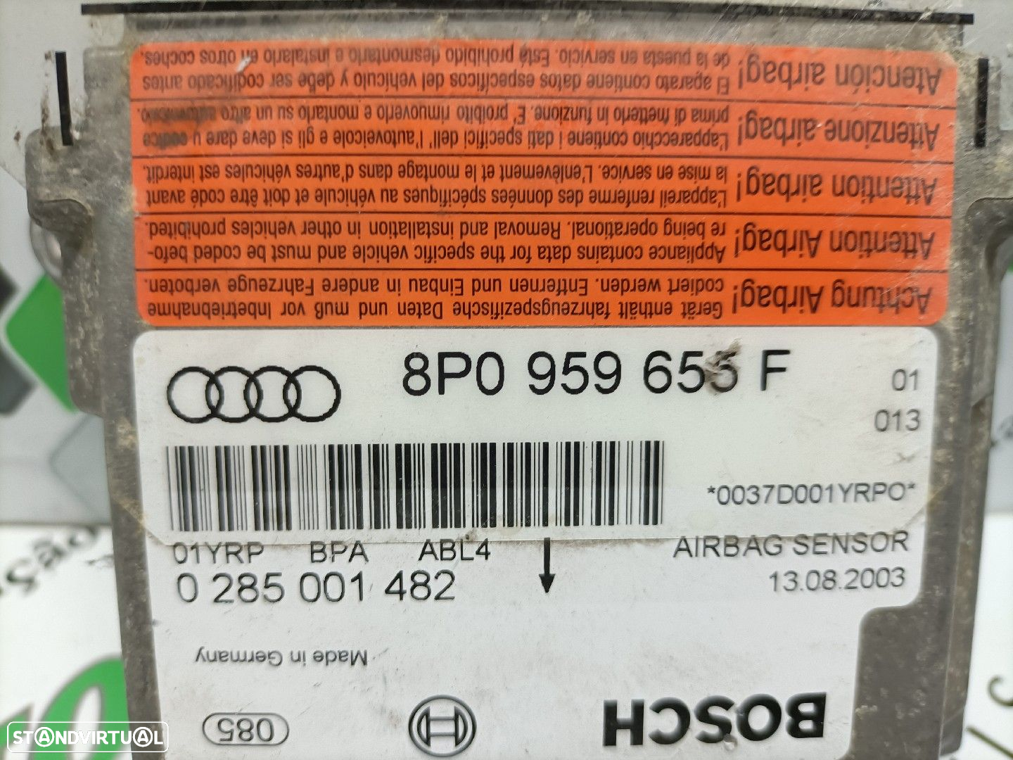 Centralina Airbags Audi A3 (8P1) - 2