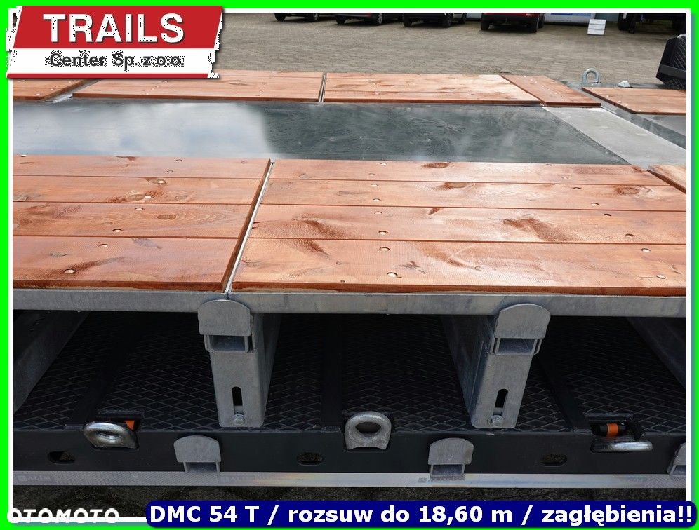 Mega Naczepa 40 T ład. oś skrętna, pokład 9,50 m !!! - 28