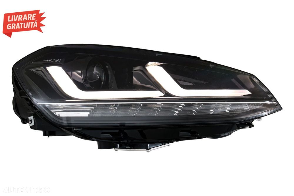 Faruri LEDriving Osram Full LED VW Golf 7 VII (2012-2017) Negru pentru Faruri Xeno- livrare gratuita - 2