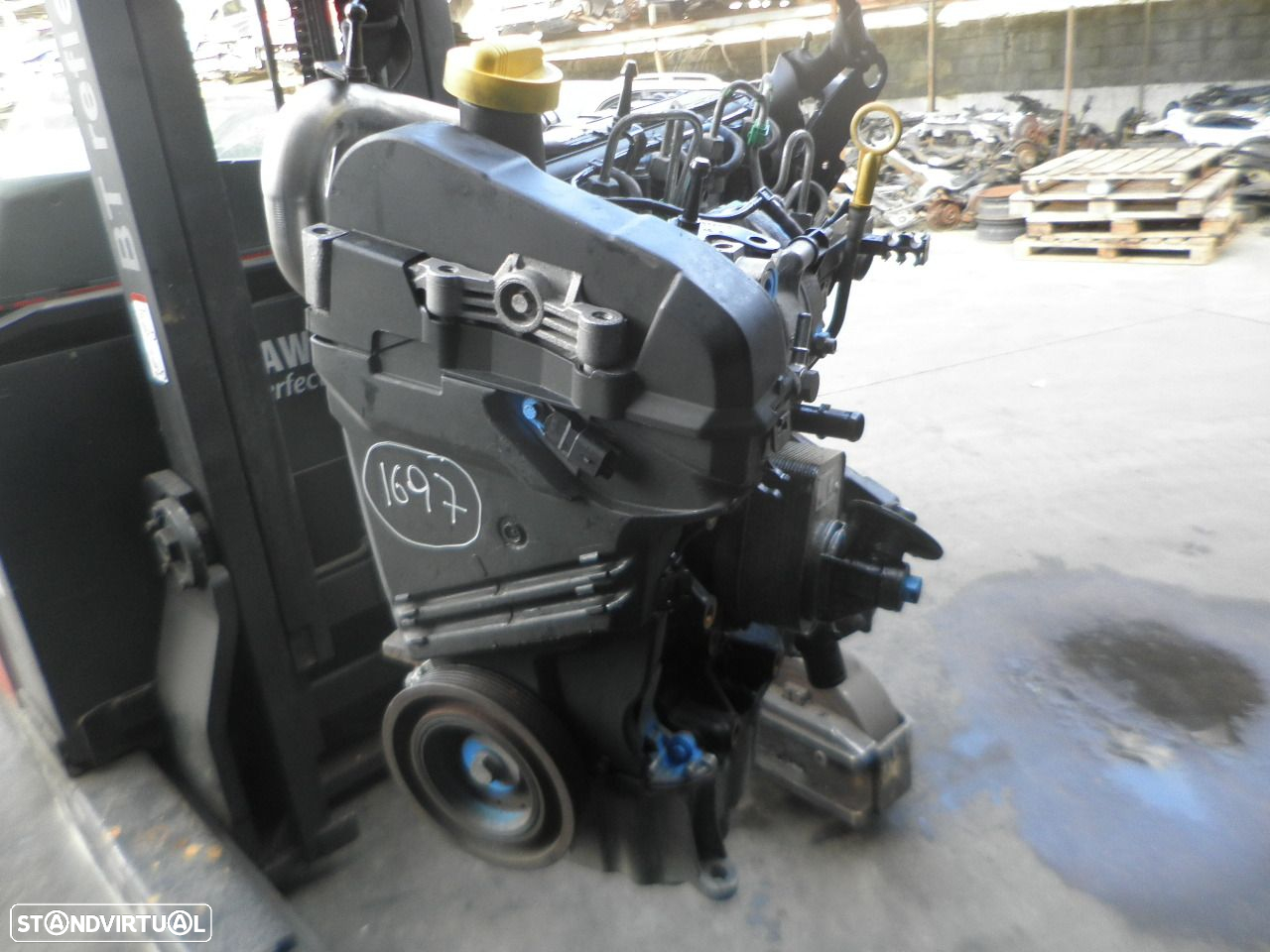 Motor K9KG740 RENAULT CLIO 2 2008 1.5DCI 65CV 3P BRANCO - 5