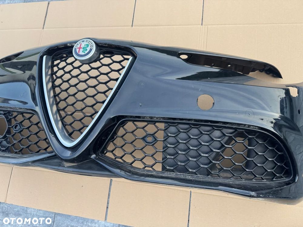 Zderzak Przód Alfa Romeo Giulia VELOCE SPRYSKI PDC ORYGINAŁ - 6