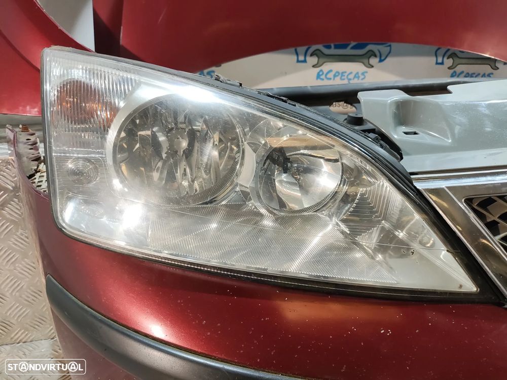 FRENTE COMPLETA FORD MONDEO 3 III MK3 FASE 2 CAPOT PARACHOQUES GUARDA-LAMAS OTICAS RADIADOR VENTILADOR FRENTE FIBRA REFORÇO - 4