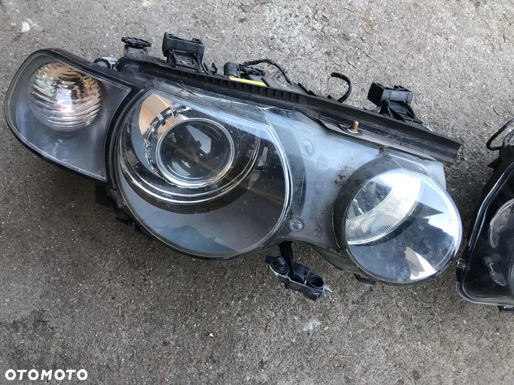 LAMPY przód przednie Xenon CENA ZA 2 SZTUKI BMW E46 COMPACT - 3