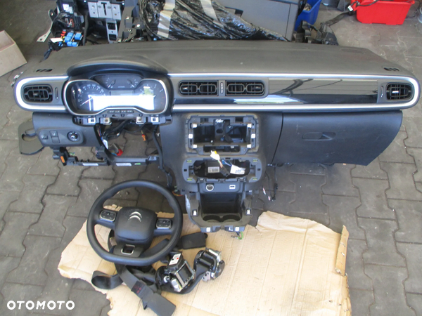 CITROEN C3 III 2016- konsola poduszki napinacze deska