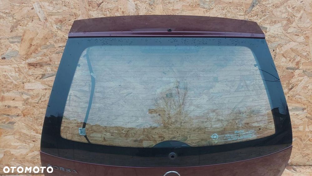 KLAPA TYLNA TYŁ POKRYWA OPEL CORSA C 2005 - 2