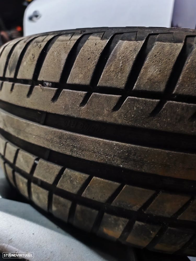 JOGO DE JANTES FORD FOCUS II 6.5JX16 COM PNEUS 205/55R16 4M51-EB - 2