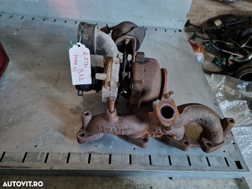 Turbo Turbina Vw Skoda Seat 2.0TDI BKD 103KW 140CP Euro 4 - 3