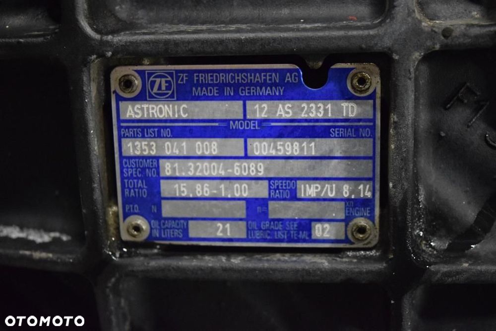 MAN TGX SKRZYNIA BIEGÓW ZF 12 AS 2331 TD RETARDER - 4