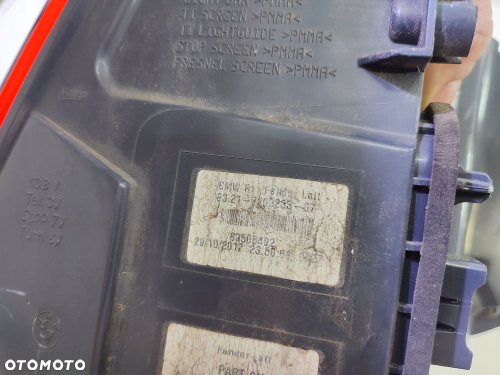 bmw f11 tylna lewa lampa led 7203233 - 4