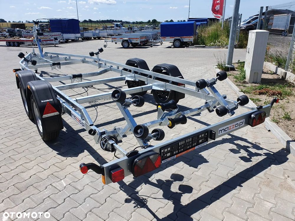 Brenderup Przyczepa pod łodziowa na rolkach 7 m DMC2500kg łożyska wodoodporne MOCNA I SOLIDNA PRZYCZEPA PODŁODZIOWA - 7