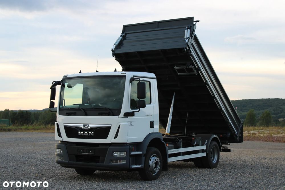 MAN TGM 15.290 Nowy 3-stronny WYWROT Kiper Wywrotka Blokada mostu Duża ładowność 8000 kg 15.250 18.290 Atego TGL Midlum TGS TGX Eurocargo - 1