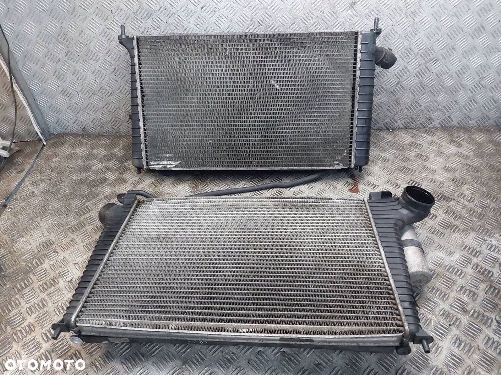 CHŁODNICE KOMPLET + WENTYLATORY SAAB 9-5 I 2.0 T 4541215 4575718 - 6