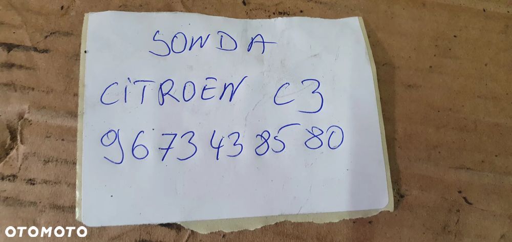 Sonda lambda czujnik Citroen C3 II 1.0 VTI 9673438580 - 9