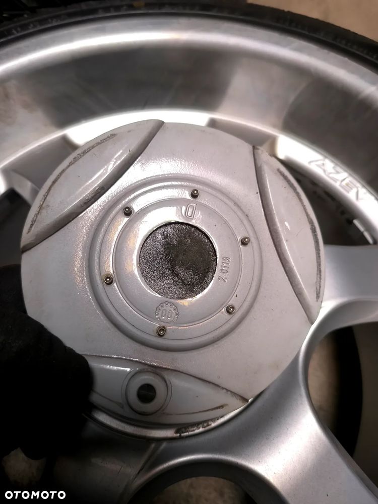 DEKIELKI Dekielek Zaślepka Duży Kołpak Kołpaczek AZEV do felgi aluminiowej alufelgi TYP K 2sztuki Dekiel 2szt. Legnica ORYGINALNE ORYGINAŁ ZE śrubką Z0119 - 7