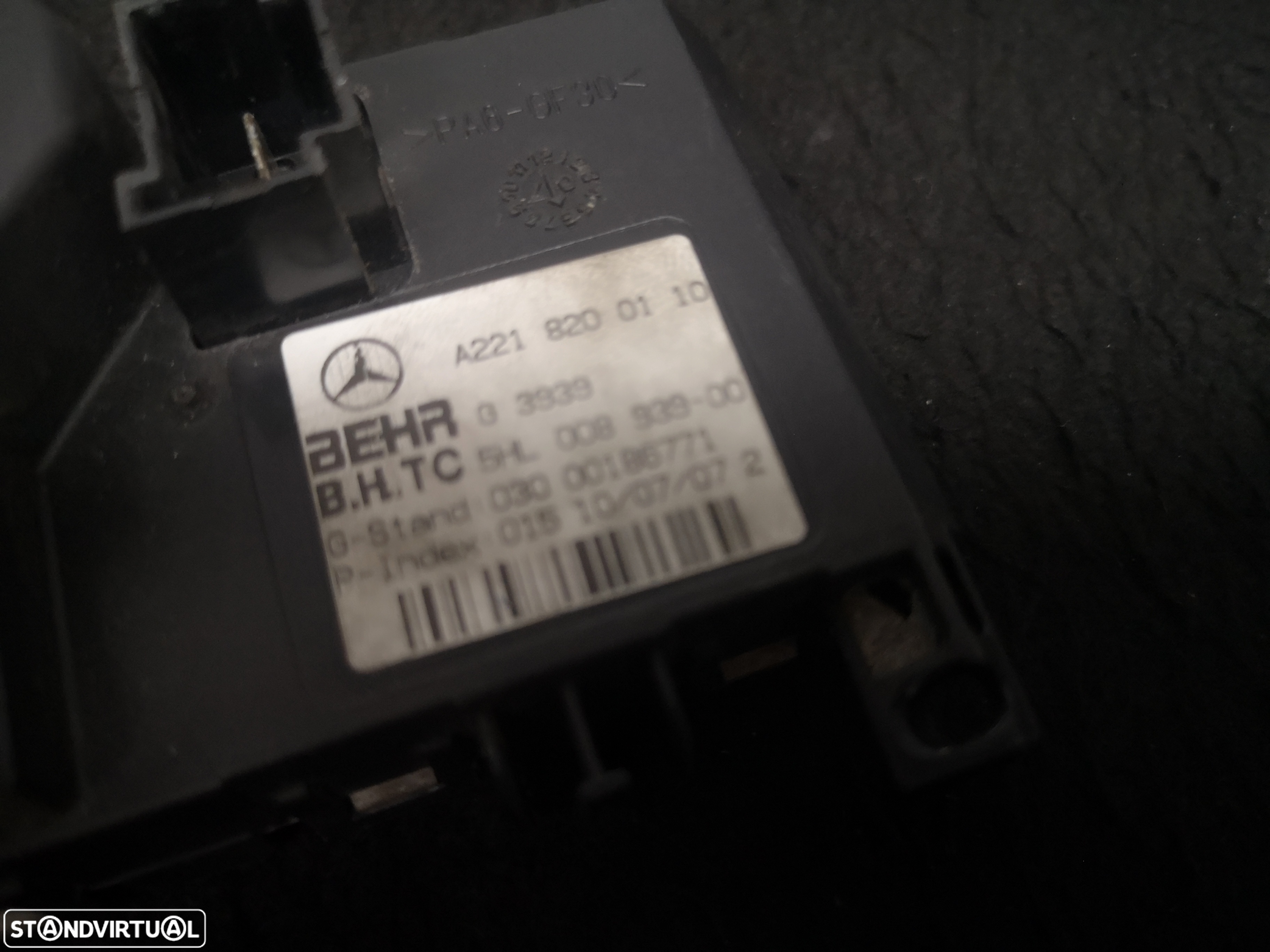 Resistência sofagem modulo sofagem Mercedes w221 class S 2006-2009 - 4