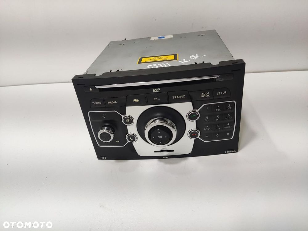 FABRYCZNA NAWIGACJA RADIO CITROEN C5 III X7 2008-2011 96738861ZD - 5
