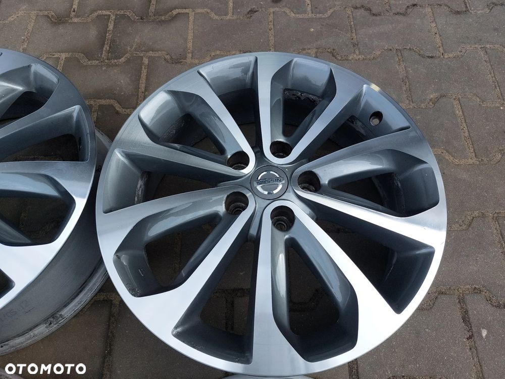 NISSAN QASHQAI J10 J11 FELGI ALUMINIOWE R18 6.5J ET40 5X114.3 ORYGINAŁ PROSTE ! - 4
