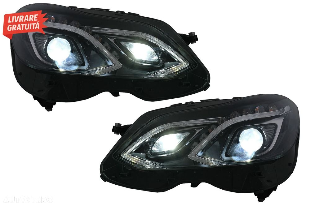 Faruri LED Mercedes E-Class W212 (2009-2012) Facelift Design- livrare gratuita - 12