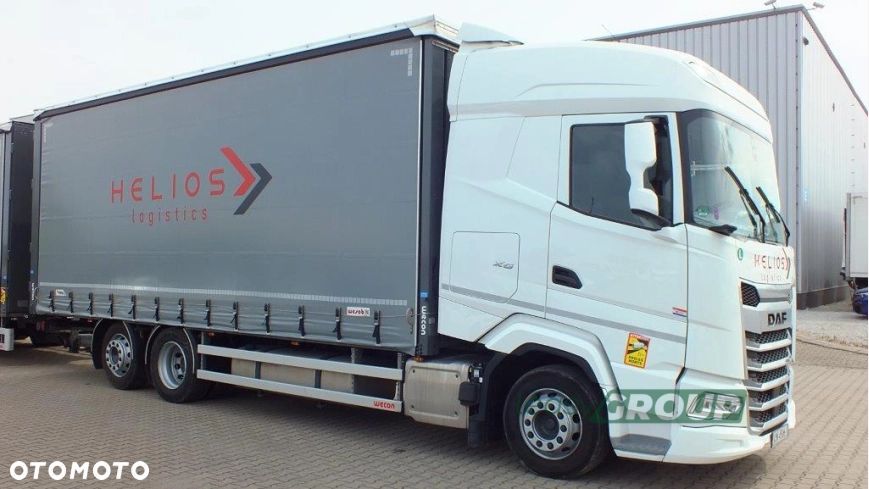 DAF 480 FAR Low Deck 6x2 – zabudowa kurtynowa WECON Przyczepa Kurtynowa WECON PC 780 18.0t - 4