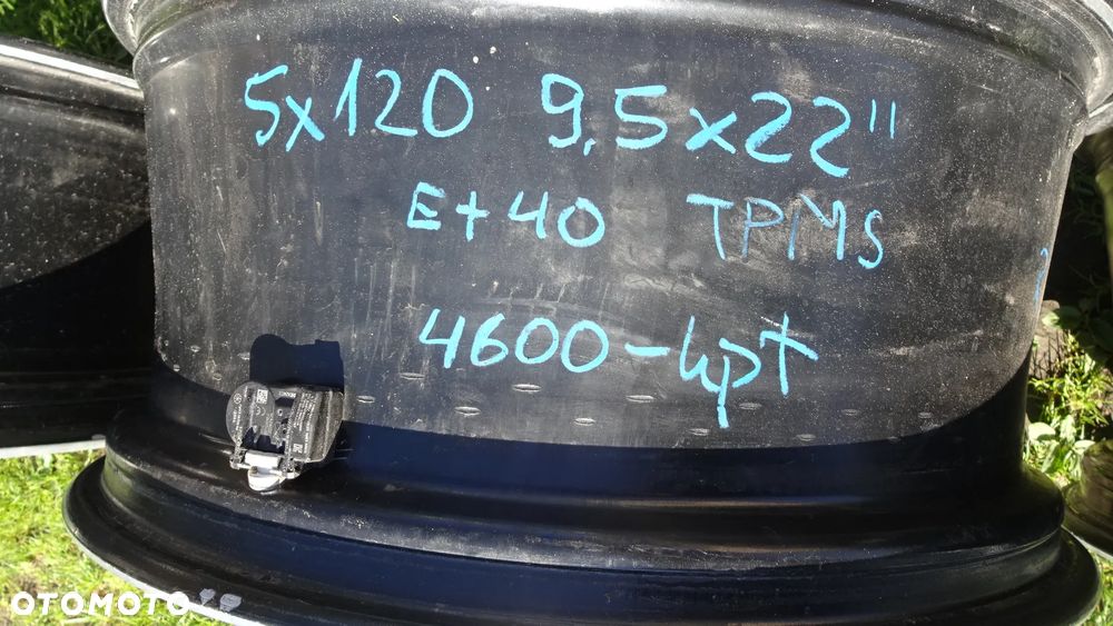 Felgi 22'' 5x120 Land Rover ET40 TPMS alufelgi 9,5Jx22 - 3