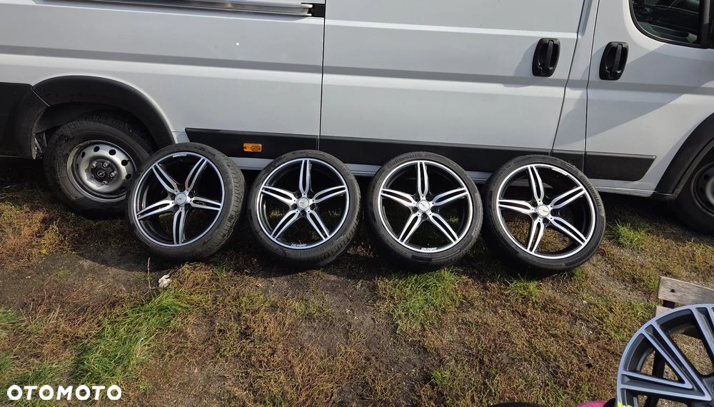 Koła letnie Felgi aluminiowe Motec MCT4-8519 19 Cali 8.5Jx19H2 5x112 ET 45 57,1 255/35R19 96Y Dot 4822 2022 Rok Continental ContiSportContact 5P - 1