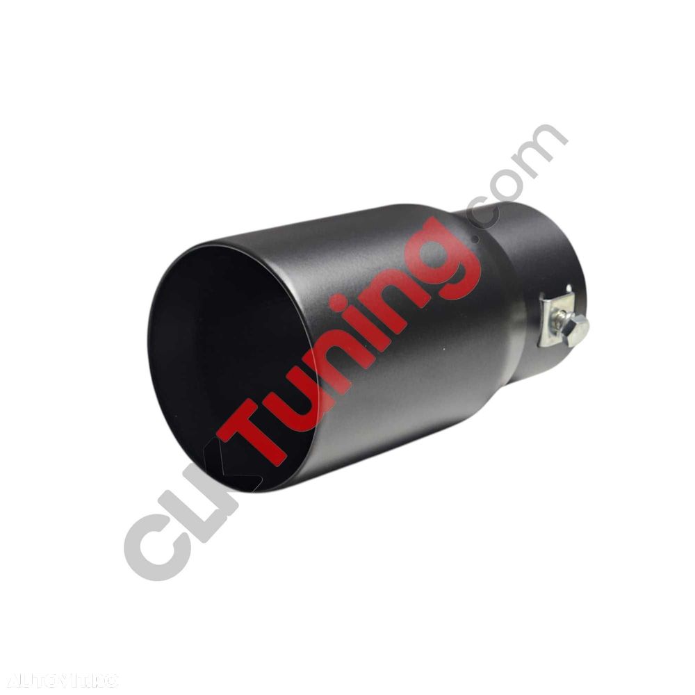 Ornament toba negru mat 74 mm 7,4 cm - 1