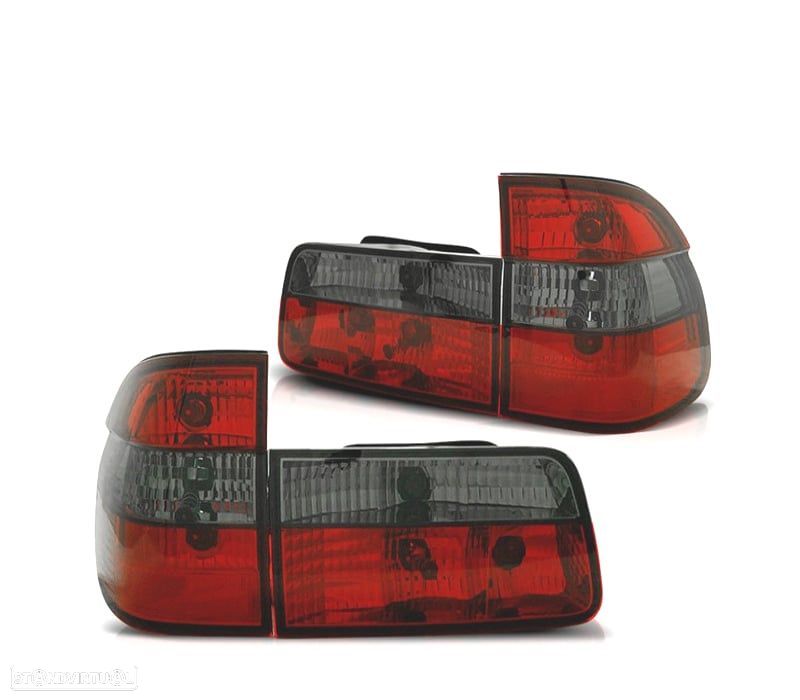 FAROLINS TRASEIROS BMW E39 TOURING 95-00 ESCURECIDOS TOURING - 1