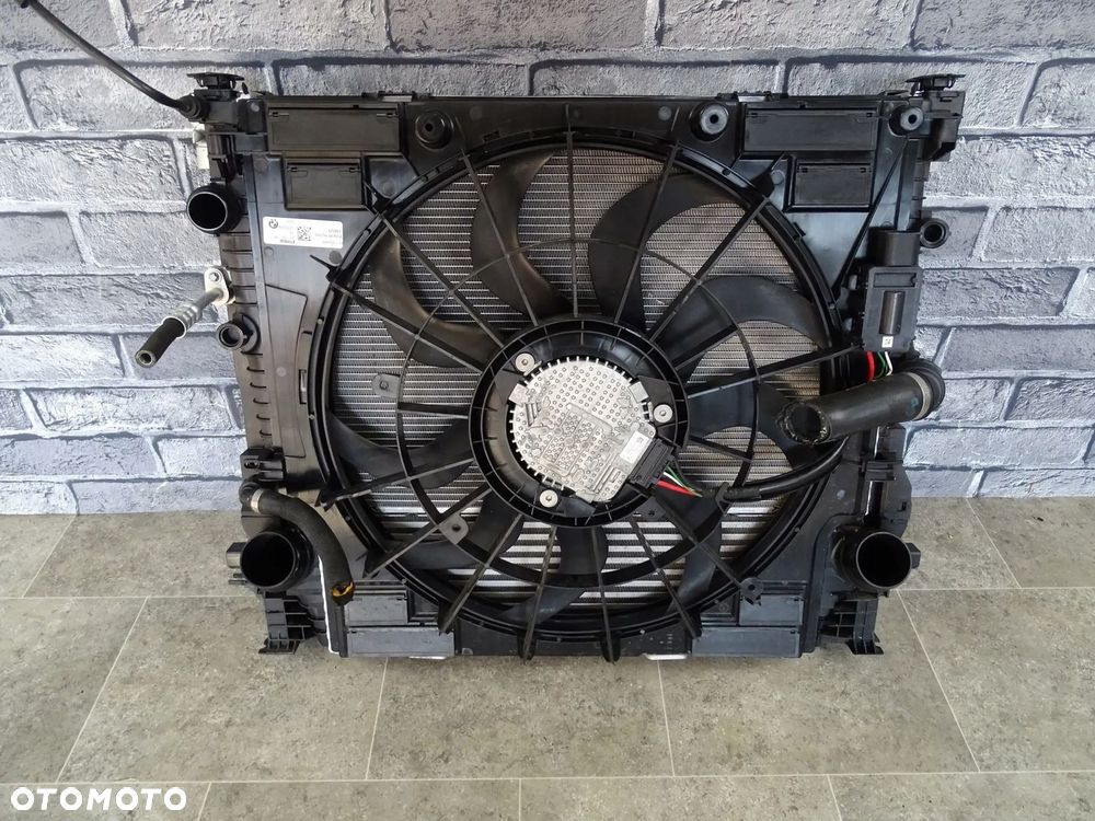 KOMPLET CHŁODNIC CHŁODNICA WENTYLATOR BMW X3 G01 X4 G02 3.0D M40d DIESEL - 4