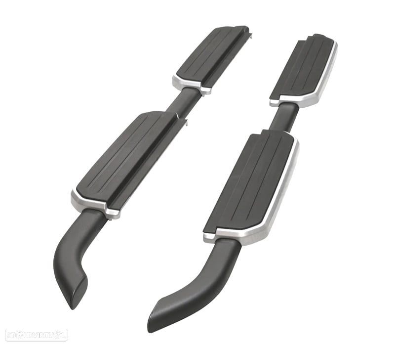 ESTRIBOS LATERAIS LAND ROVER DEFENDER 110 130 20- CINZENTO - 2