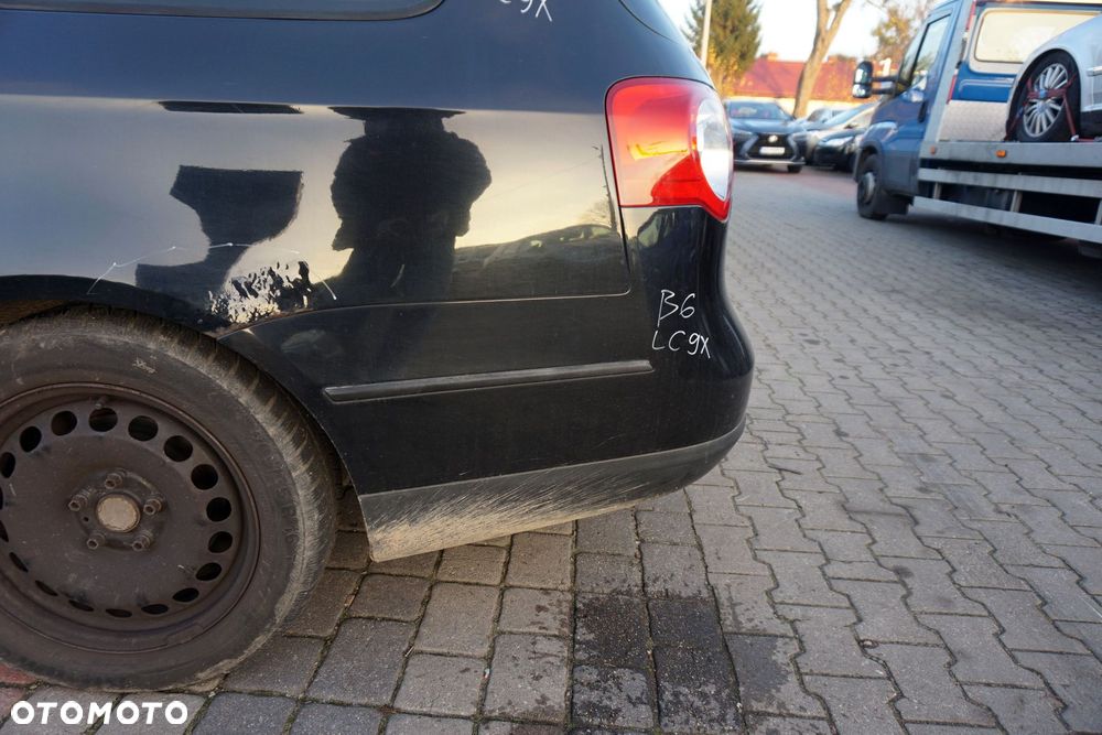 ZDERZAK TYLNY PASSAT B6 KOMBI LC9X  CZARNY VOLKSWAGEN 2005-2010 - 3