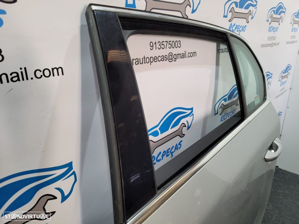 PORTA TRASEIRA TRÁS ESQUERDA SKODA SUPERB II 2 MK2 SEDAN CARRO FECHO ELEVADOR MOTOR PUXADOR VIDRO - 6