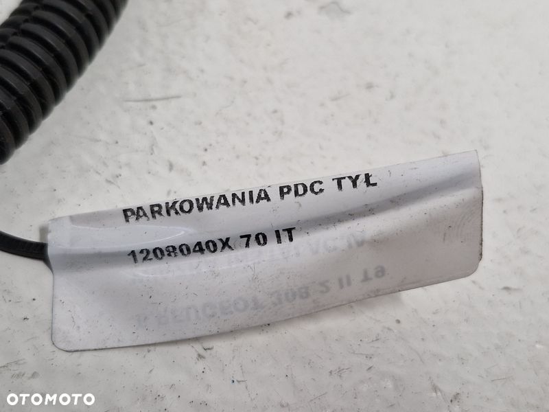 peugeot 308 ii t9 wiązka instalacja czujników parkowania pdc tył tylna 1208040x - 9